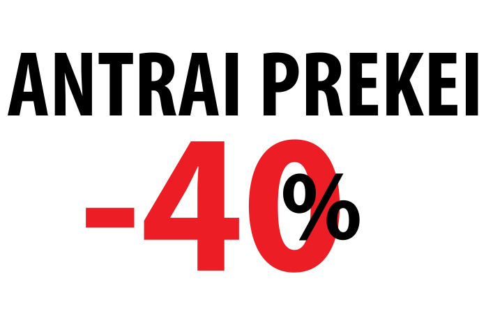 -40% ANTRAI PREKEI!