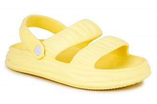 GLAM FOREVER Moteriškos basutės, spalva geltona. Moteriškos šlepetės. 