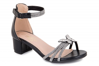 DOREMI Išeiginiai, spalva juodas. Sandalai. 