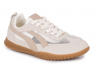 IDEAL SHOES Moteriški kedai, spalva smėlio spalvos. Sportinio stiliaus. 