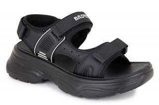 BADEN KIDS Sandalai, spalva juodas. Sportinio stiliaus. 