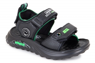 BADEN KIDS Sandalai, spalva juodas. Sportinio stiliaus. 