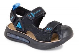 BADEN KIDS Sandalai, spalva juodas. Sportinio stiliaus. 