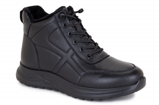 FERMANI Moteriški aulinukai su raišteliais, spalva juodas. Komfortas. 