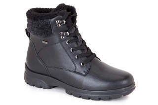 FERMANI Moteriški aulinukai su raišteliais, spalva juodas. Sportinio stiliaus. 