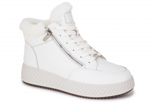 FERMANI Moteriški aulinukai su raišteliais, spalva baltas. Sportinio stiliaus. 