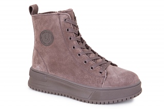 FERMANI Moteriški aulinukai su raišteliais, spalva rudas. Sportinio stiliaus. 