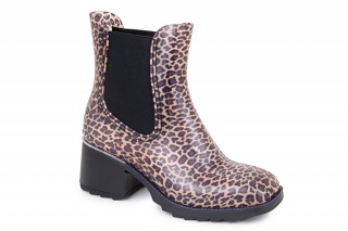 ML Leopardo, spalva šviesiai ruda. Moteriški guminiai batai. 