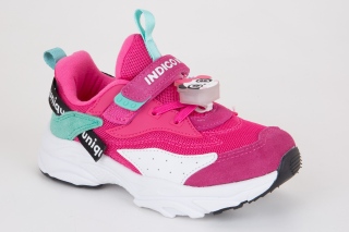 INDIGO KIDS LED svieciantys, spalva fuksija. Sportbačiai. Sportinio stiliaus. 