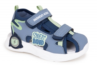 INDIGO KIDS Sandalai, spalva mėlyna. LED svieciantys. 