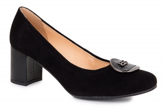 BIOECO Moteriški bateliai, spalva juodas. Moteriška išeiginė avalynė. 