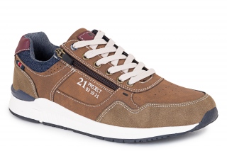 MC BRAUN Vyriški bateliai su raišteliais, spalva šviesiai ruda. Sportinio stiliaus. 