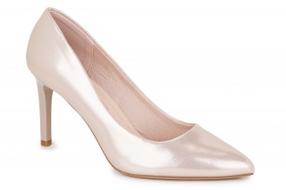 SERGIO LEONE Moteriška išeiginė avalynė auksiniai blizgučiai. Moteriški bateliai. 