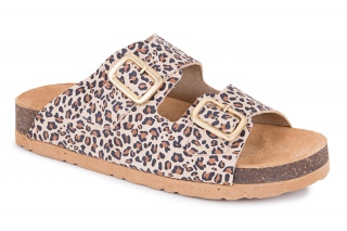 GABI Šlepetės, spalva ruda. Leopardo. 