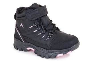 HUNTER Aulinukai su raišteliais, spalva juoda/rožinė. Sportinio stiliaus. 